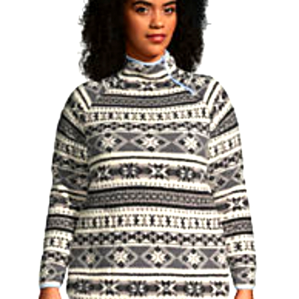 Lands' End Sherpa fleece sweatshirt PL